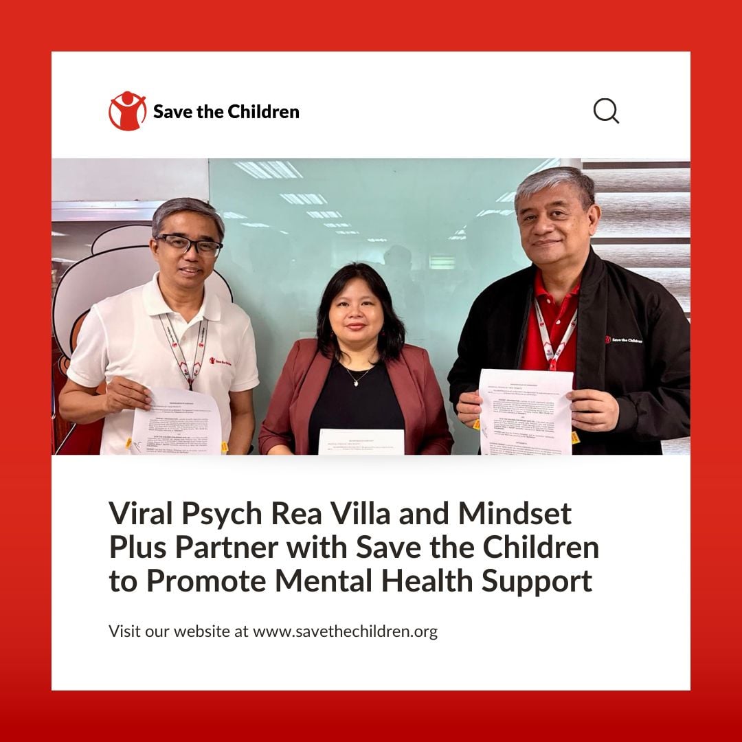 Mindset Plus and Save the Children Philippines Partner to Strengthen Mental Health Support in Schools and Communities